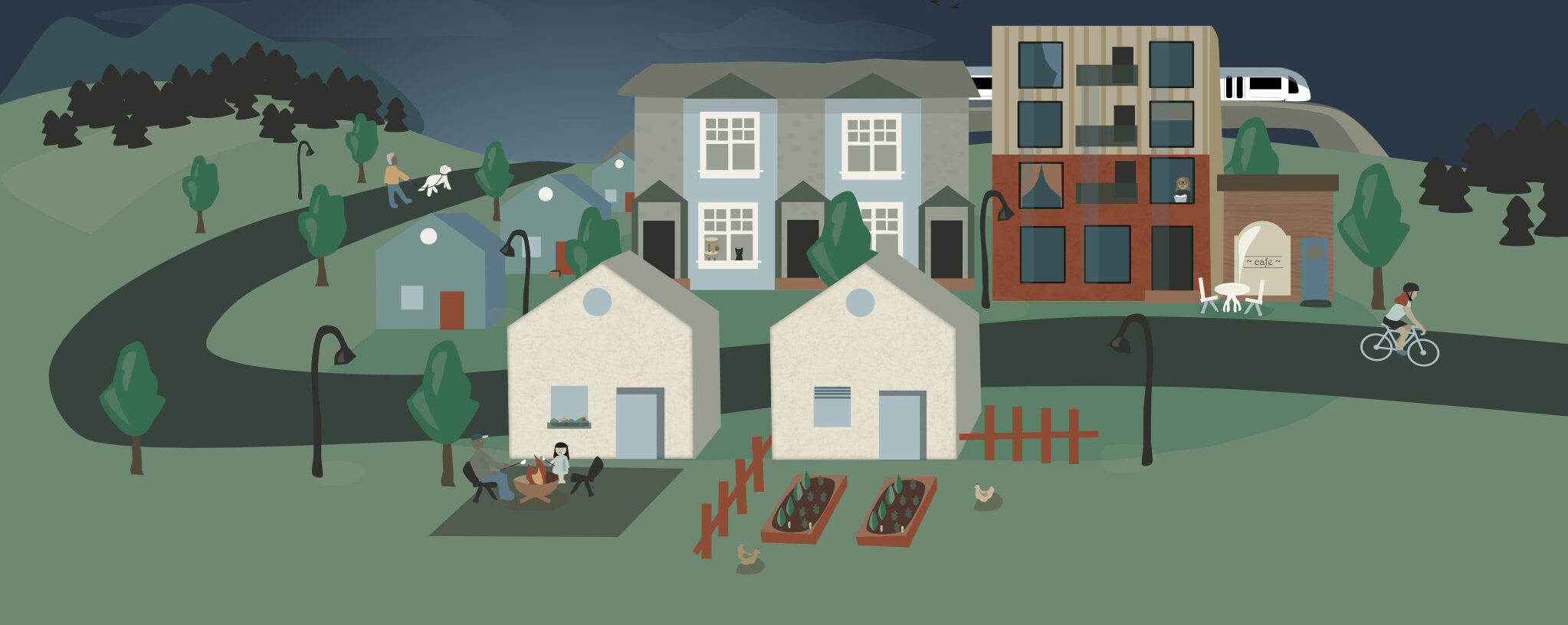 Main Website Image: Walkable Neighborhood